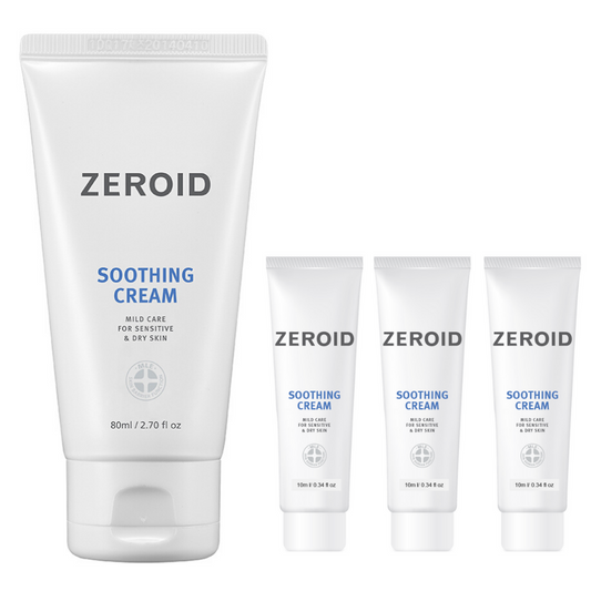 Zeroid Soothing Cream Travel Bundle
